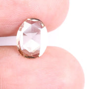 1.11 Ct Oval Cut Light Brown Lab Grown Diamond, Loose Ethical CVD Diamond, 9.04 X 7.03 X 2.08 MM Sustainable Conflict-Free Diamond for Custom Jewelry or Ring