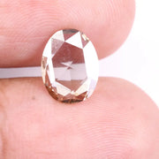 1.11 Ct Oval Cut Light Brown Lab Grown Diamond, Loose Ethical CVD Diamond, 9.04 X 7.03 X 2.08 MM Sustainable Conflict-Free Diamond for Custom Jewelry or Ring