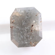 1.79 Ct emerald cut gray natural diamond loose stone with elegant step facets for custom engagement ring or fine jewelry