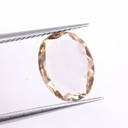 1.11 Ct Oval Cut Light Brown Lab Grown Diamond, Loose Ethical CVD Diamond, 9.04 X 7.03 X 2.08 MM Sustainable Conflict-Free Diamond for Custom Jewelry or Ring