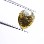 1.28 Ct loose natural pear cut yellow diamond, pear engagement rings natural diamond, 1.5 carat pear diamond, loose marquise diamonds, yellow diamond.