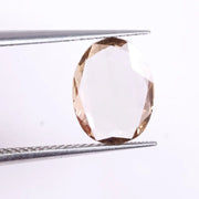 1.11 Ct Oval Cut Light Brown Lab Grown Diamond, Loose Ethical CVD Diamond, 9.04 X 7.03 X 2.08 MM Sustainable Conflict-Free Diamond for Custom Jewelry or Ring