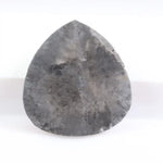 0.95 Ct pear cut gray diamond loose natural stone with elegant faceting for engagement ring or custom fine jewelry