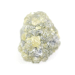 natural yellow diamond in an uncut, irregular form for creating bespoke gold jewelry with a distinctive raw appearance.