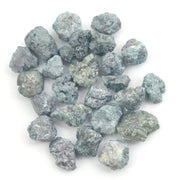 fancy blue rough diamond with a raw uncut diamond for jewelry making
