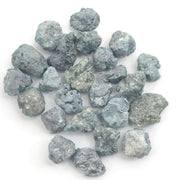 fancy blue rough diamond with a raw uncut diamond for jewelry making