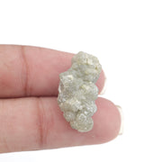 grey color natural rough fancy grey diamond