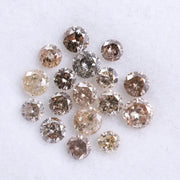 2.22 Ct Brown Colored Diamond Lot Loose Salt And Pepper Diamond Use For Custom Jewerly 