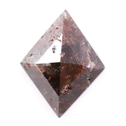 kite cut gray natural diamond loose stone with elegant faceting, ideal for custom engagement ring or fine jewelry