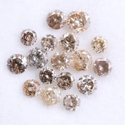 2.22 Ct Brown Colored Diamond Lot Loose Salt And Pepper Diamond Use For Custom Jewerly 