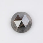 1.90 Ct Natural Black-Grey Colored Diamond Round Diamond For Engegament Ring 