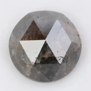 1.90Ct Round Natural Diamond Black -Grey Colored Diamond Luxury Stone Shine For Jewelry 