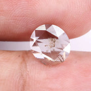 0.86 Ct Oval Cut Light Brown Lab Grown Diamond Lab Created Ethical Diamond Sustainable Luxury Stone