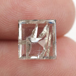 grey colour square cut diamond square ring mens square diamond ring