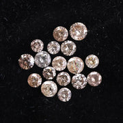 2.22 Ct Brown Colored Diamond Lot Loose Salt And Pepper Diamond Use For Custom Jewerly 