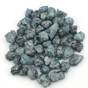 natural blue rough diamond with raw uncut texture for custom jewelry designs
