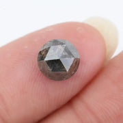 1.90Ct Round Natural Diamond Black -Grey Colored Diamond Luxury Stone Shine For Jewelry 