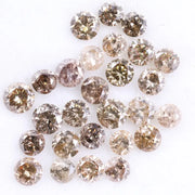 2.96 Ct Natural Diamond, Round Brilliant Cut Diamond , Earth MIned Conflict Free Diamond , Fancy Mix Diamond Lot