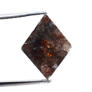 kite cut gray natural diamond loose stone with elegant faceting, ideal for custom engagement ring or fine jewelry