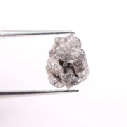 round rough diamond with rough white diamond crystal appearance grey rough diamond 