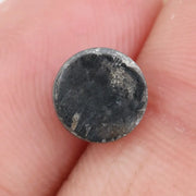 1.90 Ct Natural Black-Grey Colored Diamond Round Diamond For Engegament Ring 