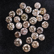 2.96 Ct Natural Diamond, Round Brilliant Cut Diamond , Earth MIned Conflict Free Diamond , Fancy Mix Diamond Lot