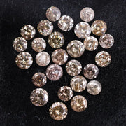 2.96 Ct Natural Diamond, Round Brilliant Cut Diamond , Earth MIned Conflict Free Diamond , Fancy Mix Diamond Lot