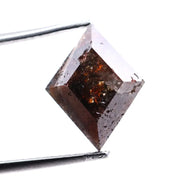 kite cut gray natural diamond loose stone with elegant faceting, ideal for custom engagement ring or fine jewelry
