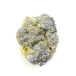 uncut yellow diamond in its natural rough form, suitable for crafting a distinctive custom ring with a unique raw appearance.