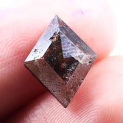 kite cut gray natural diamond loose stone with elegant faceting, ideal for custom engagement ring or fine jewelry