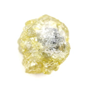 raw yellow natural diamond with an uncut surface, suitable for designing personalized promise rings and meaningful jewelry pieces.