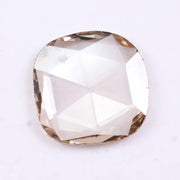 1.30 Ct Cushion Cut Light Brown Lab Grown Diamond, 8.08 X 8.08 X 7.03 MM Loose Lab Created CVD Diamond, Conflict-Free Sustainable Gemstone for Custom Jewelry