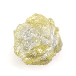raw yellow natural diamond with an uncut surface, suitable for designing personalized promise rings and meaningful jewelry pieces.