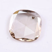 1.30 Ct Cushion Cut Light Brown Lab Grown Diamond, 8.08 X 8.08 X 7.03 MM Loose Lab Created CVD Diamond, Conflict-Free Sustainable Gemstone for Custom Jewelry