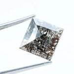 Salt & Pepper 4.06 Ct Square Cut CVD Diamond, loose for personalized jewelry gifts