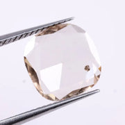 1.30 Ct Cushion Cut Light Brown Lab Grown Diamond, 8.08 X 8.08 X 7.03 MM Loose Lab Created CVD Diamond, Conflict-Free Sustainable Gemstone for Custom Jewelry