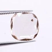 1.30 Ct Cushion Cut Light Brown Lab Grown Diamond, 8.08 X 8.08 X 7.03 MM Loose Lab Created CVD Diamond, Conflict-Free Sustainable Gemstone for Custom Jewelry