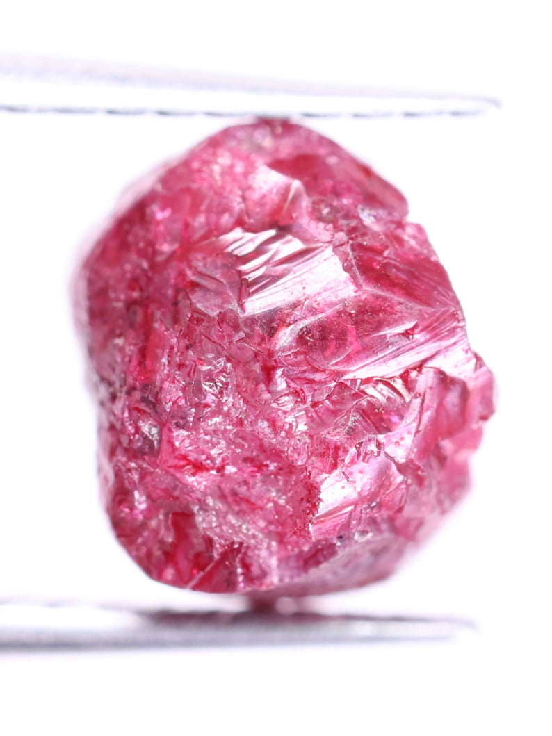Pink diamond on a white background