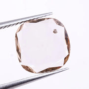 1.30 Ct Cushion Cut Light Brown Lab Grown Diamond, 8.08 X 8.08 X 7.03 MM Loose Lab Created CVD Diamond, Conflict-Free Sustainable Gemstone for Custom Jewelry