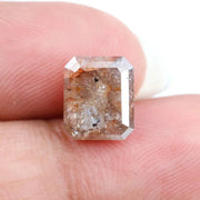 natural brown and grey diamond and radiant cut natural diamond jewelry collection