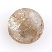 0.79 ct grey white round cut natural diamond with soft dual tone appearance, loose stone ideal for custom fine jewelry and elegant ring designs