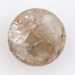 0.79 ct grey white round cut natural diamond with soft dual tone appearance, loose stone ideal for custom fine jewelry and elegant ring designs