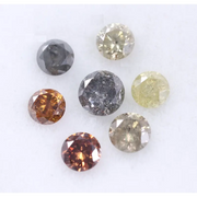 0.61 Ct Fancy Mixed Color Natural Diamond Lot, Loose Natural Diamonds for Jewelry Making, Ethical Genuine Gemstones , 7 Pcs
