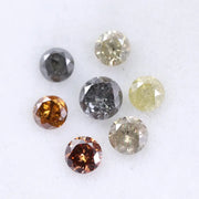0.61 Ct Fancy Mixed Color Natural Diamond Lot, Loose Natural Diamonds for Jewelry Making, Ethical Genuine Gemstones , 7 Pcs