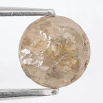 0.79 ct grey white round cut natural diamond with soft dual tone appearance, loose stone ideal for custom fine jewelry and elegant ring designs