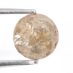 0.79 ct grey white round cut natural diamond with soft dual tone appearance, loose stone ideal for custom fine jewelry and elegant ring designs