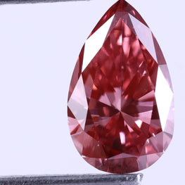 0.89 CT Lab-Grown Diamond Fancy Pink Pear Cut
