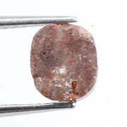1.43 Ct cushion cut natural brown diamond loose stone with rich chocolate tone for engagement ring or custom fine jewel.