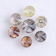 0.61 Ct Fancy Mixed Color Natural Diamond Lot, Loose Natural Diamonds for Jewelry Making, Ethical Genuine Gemstones , 7 Pcs