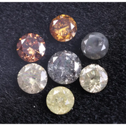 0.61 Ct Fancy Mixed Color Natural Diamond Lot, Loose Natural Diamonds for Jewelry Making, Ethical Genuine Gemstones , 7 Pcs